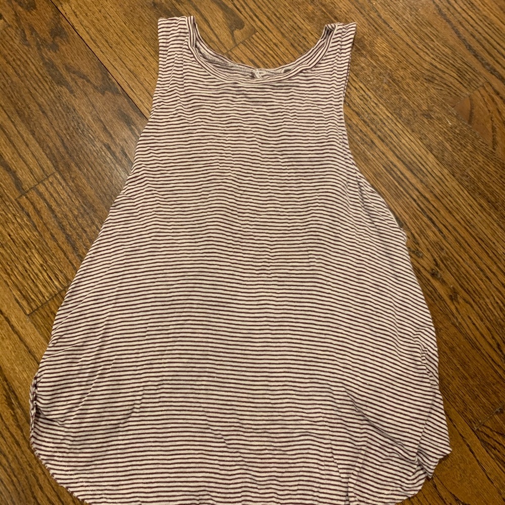 American Eagle Striped Halter Top